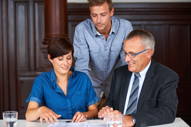 business people meeting smile planning lawyer brainstorming with partnership collaboration documents employees men woman with discussion office workplace company 590464 253837